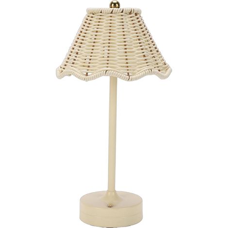 Cryfokt Lampe de Table Vintage en Rotin, luminosité Réglable pour (1/5)