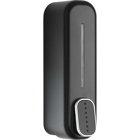 Aqualine - Dispensador de jabón, negro 08072 (1/4)