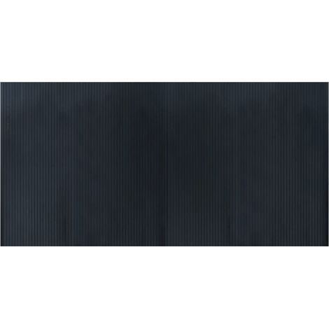 Tapis de sol，Tapis rectangulaire gris 100x200 cm bambou CFW954809 (1/5)
