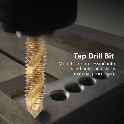 Tarauds hélicoïdaux pour machines contenant du cobalt, M5 et M6 (1/5)