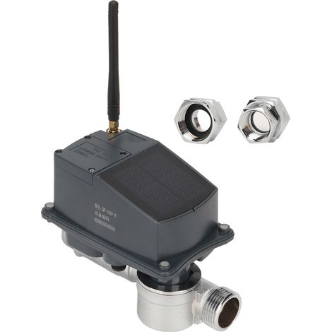 Programmeur d'arrosage intelligent G1, modèle solaire 4G, contrôle à distance via application, vanne électromagnétique IP66 avec débitmètre intégré (1/5)