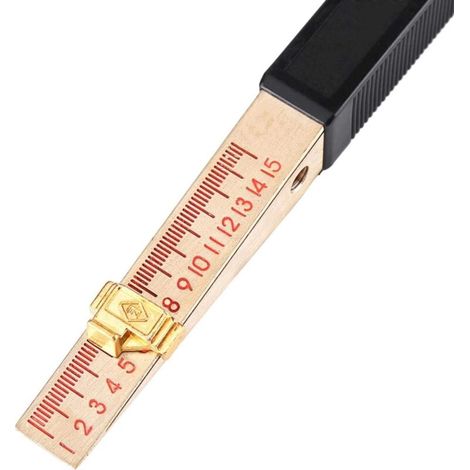 1-15mm Conical Gauge, Stainless Steel Conical Welding Gauge, Thickness Gauge Set, Thickness Gauge for Hole Gap Measuring Tool, Thickness and Thickness Gauges (1/3)