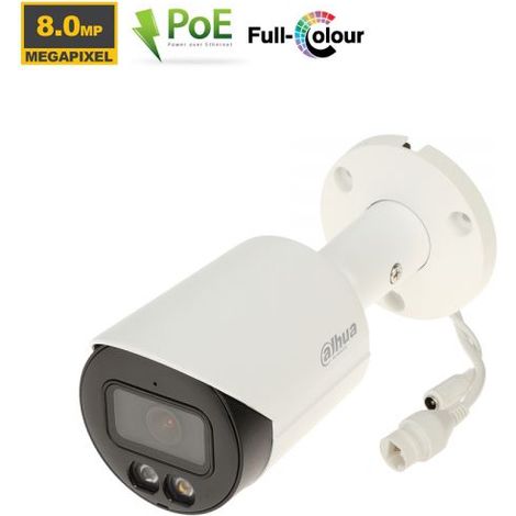 Dahua Telecamera Bullet IP 8Mp Full-Color 30Mt - IPC-HFW2849S-S-IL (2.8mm)