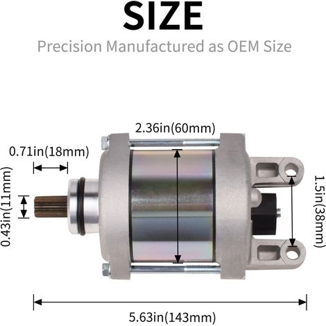 79240001000 Applicable to KTM250 and KTM350 starter motors EXC SX-F SXF (1/4)