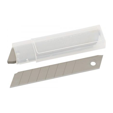 Etui de 10 lames de cutter sécables 18 mm - Wilmart (1/2)