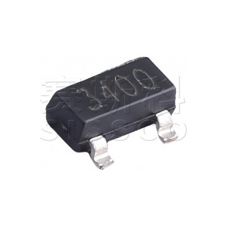 Low voltage MOSFET TWGMC AO3400 5.8 A 30 V SOT23, screen printed 3400, surface mount field-effect transistor, electronic component chip, electronic component, 5 units per pack.