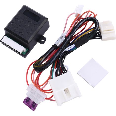 Kit de respaldo para espejos laterales plegables y telescópicos automáticos para vehículos Toyota RAV4 (modelo 2020) con volante a la izquierda + plug and play