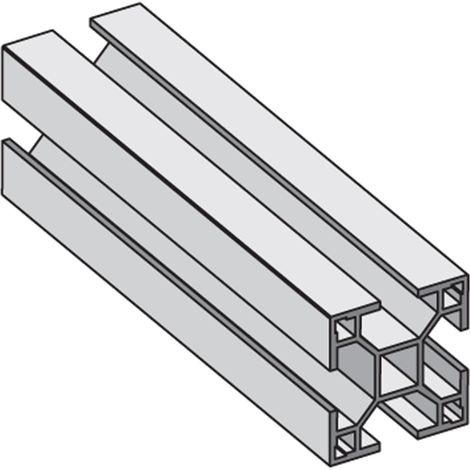 Wolf Montageschienen Aluplus 5 er Set, hochkant, 2484957