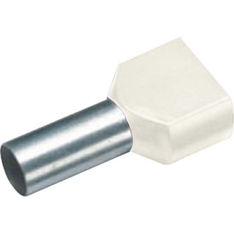 Vogt Verbindungstechnik 470914D Zwillings-Aderendhülse 16 mm² Teilisoliert Elfenbein 100 St.