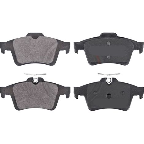KIT PASTIGLIE FRENO POSTERIORI compatibile con FORD TRANSIT CONNECT V408 CASSONE / LIMOUSINE SPAZIOSA / PASTIGLIE FRENANTI AUTO OEM 37477, / SOSTITUZIONE DIRETTA / BASSA POLVERE / SILENZIOSO (1/4)