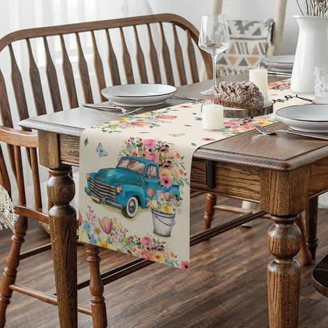 Nappes lavables, chemins de table, nappes, drapeaux de table, serviettes de table lavables (1/5)