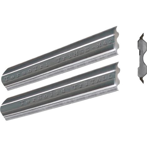 Couteau rabot réversible TERSA longueur 410 mm largeur 10 mm épaisseur 2,3 mm TerSolid® BARKE