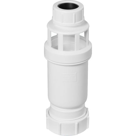 McAlpine Tundish with Self Close Valve 15/22mm Inlet x 1.25'' Outlet   MACTUN-2 (1/4)