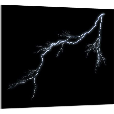 GLASPLATTE FÜR KÜCHE 65x60 Storm (1/5)