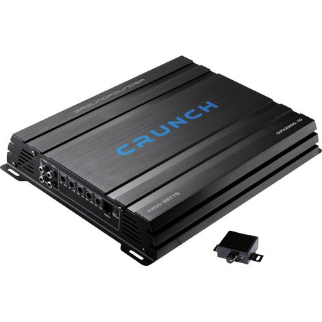 Crunch GPX2200.1D2 Ampli auto numérique 1 canal 2200 W Réglage volume/basses/aigus adapté pour (marque automobile): Universal D001282 (1/3)
