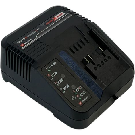 Einhell Cargador Negro 18 Voltios Power X Change (1/3)