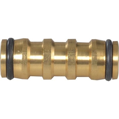 Brass 2-Way Hose Coupling 12.5mm (1/2in) (1/2)