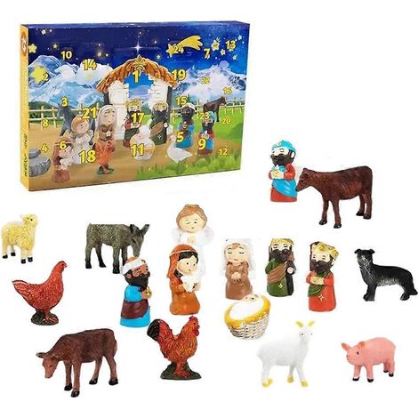 Christlicher Adventskalender, religiöser Kalender der Geburt Christi (1/5)