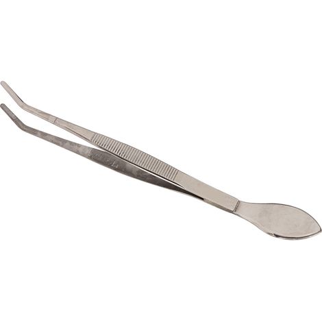 Pince à bonsaï à pointe courbée en acier inoxydable, pince professionnelle pour plantes en pot avec spatule pour jardin (1/5)
