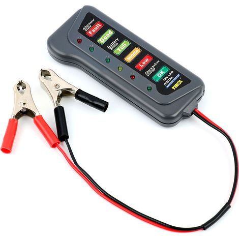 Testeur Digital de Batterie et alternateur de 12 V -Testeur Multifonction pour Auto et Moto (1/4)