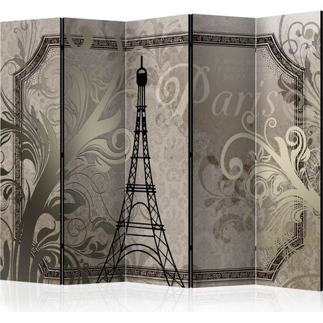 Paravento - Vintage Paris - gold II [Room Dividers] - 225x172 (1/4)