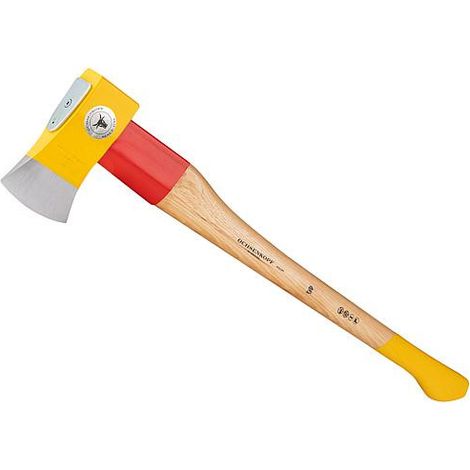 Hachette Merlin 1852701 800 mm – Manche en hickory – Poids 3550 g – Tête 2500 g pour bois de résineux – Ochsenkopf