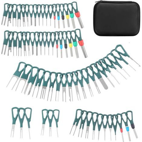 76 PCS Terminal Removal Tool, Terminal Removal Tool Set for Car, Unlocking Tool, Terminal Removal Tool, Terminal Removal Tool, Car Unlocking Tool (1/5)