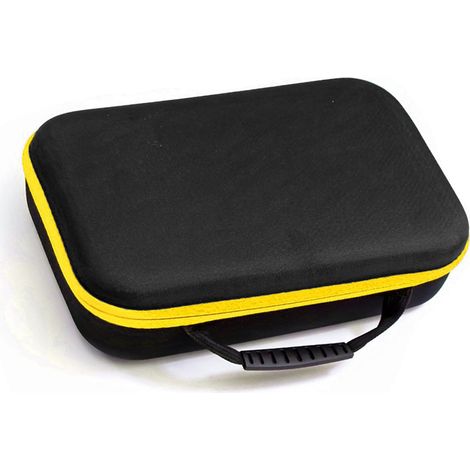 Ortviai Sac pour outils portable en EVA dur - Boîtier protecteur pour scies électriques, perceuses et accessoires - Avec filet et fermeture zip