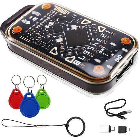 Lecteur émulateur de puce RFID Chameleon V3.0 + porte-clés 3XUID 125 kHz 13,56 MHz, duplicateur NFC pour cartes à puce d'identification, copieur d'étiquettes (1/5)