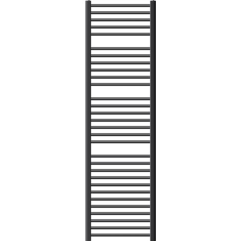 ECD Germany Badheizkörper Sahara - 500 x 1800 mm - Anthrazit - gerade mit Seitenanschluss - Heizkörper Handtuchwärmer Handtuchtrockner