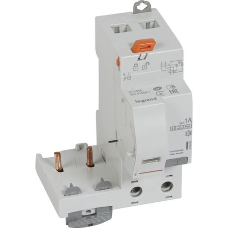BLOC DIFFIRENTIEL DX³ BIPOLAIRE 63A TYPE HPI 300MA LEGRAND 410462