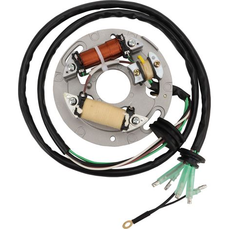 The stator coil, magnet coil and generator coil are compatible with the Yamaha TW200, TW225 and TW125 motorcycles and offer broad compatibility with various models and model years.--DTEKGAZ
