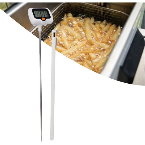 180° drehbare Sonde, Edelstahlsonde mit variablem Durchmesser, elektronisches digitales Kochthermometer (1/5)