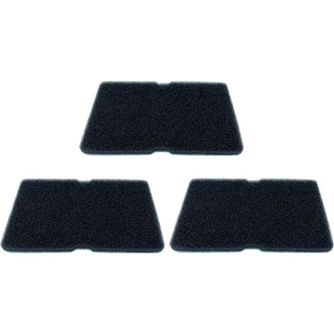 Trade-Shop Schwammfilter Filtermatte 240 x 155mm kompatibel mit Grundig Beko Blomberg Arcelik Elektra Bregenz 2964840100 2964840200 2973350100 - 3 Stück (1/4)