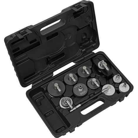 Sealey VS0204D Brake & Clutch Pressure Bleeder Cap Set 10pc (1/5)