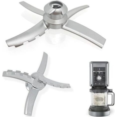 Cuchilla de repuesto de acero inoxidable compatible con las máquinas de helado de lujo Ninja Creami NC500 NC501, piezas de mezcla para accesorios Ninja Ice Creami HOGA0864-CT (1/5)