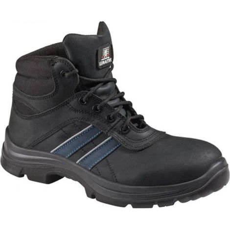 Stivali di sicurezza Andy High taglia 46 nero/blu S3 SRC EN20345 in pelle (1/2)