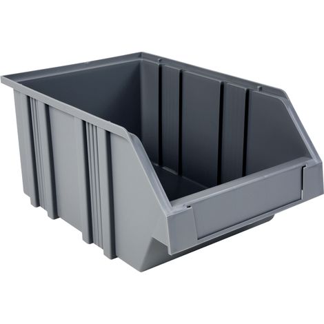 Novap – Bac de rangement 16 L gris – Matériau Eco – Pour stockage en espaces confinés – 5180556 - ECO 16 L (1/3)
