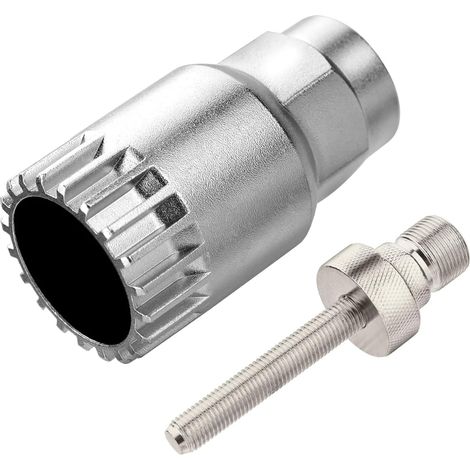 Outil de Réparation et Retrait de Roue Libre de Vélo Extracteur de Boîtier de Pédalier 24 mm 20 Dents avec Outil Universel Anti Dérapant Extracteur Manivelle Velo Outil Démonte Roue Libre (1/5)