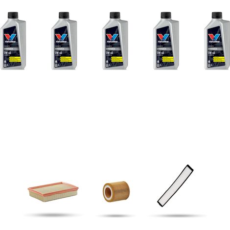 Kit tagliando 3 FILTRI e 5L OLIO compatibile con Bmw x3 (E83) 2.0i 110kw dal 2005 al 2010 (1/5)