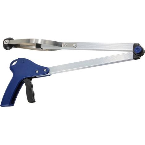 Pince de Préhension Pliable Caoutchouc en Alliage D'aluminium 83cm Ramasse-déchets Maison, pour Personnes en Fauteuil Roulant Mobilité Réduite (1/5)