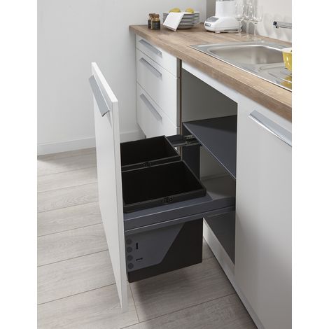 WESCO® Abfallsammler Pullboy Soft Comfort 360 K/600-2, anthrazit
