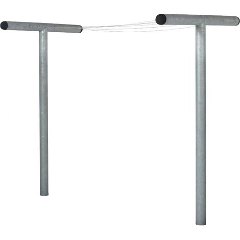 Plus PIPE Trockengestelle 130x520 cm Feuerverzinkter Stahl
