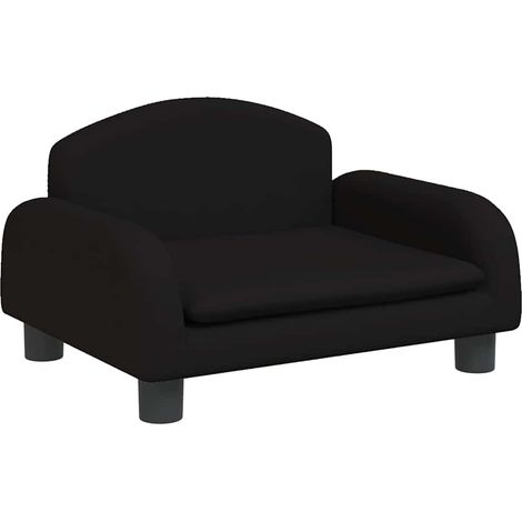 vidaXL Kinder-Couch schwarz 50x40x30 cm Stoff