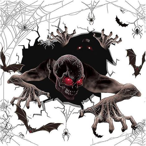 1 Stück Wandaufkleber zur Halloween-Dekoration