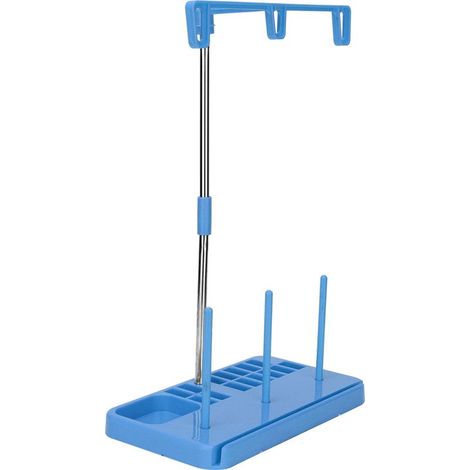 Lot de 3 bobines support amovible pour machine à coudre domestique, porte-fil bleu ciel outil de couture (1/5)