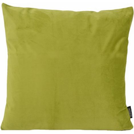 Dekoratives Kissen aus moosgrünem Samt 45 x 45 cm Samt/Polyester (1/3)
