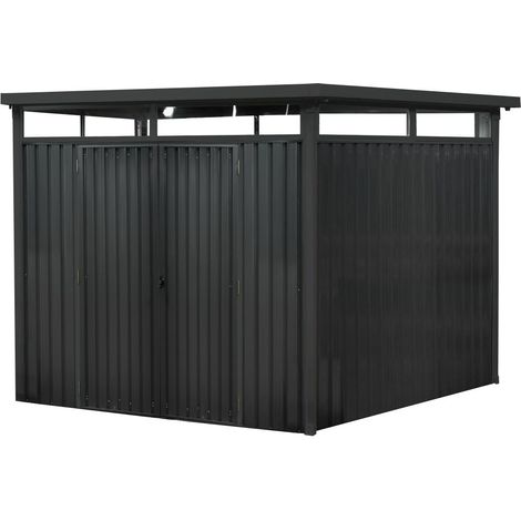 Systemaus mit Oberlicht 7 qm 290x245x226cm, anthrazit (1/3)