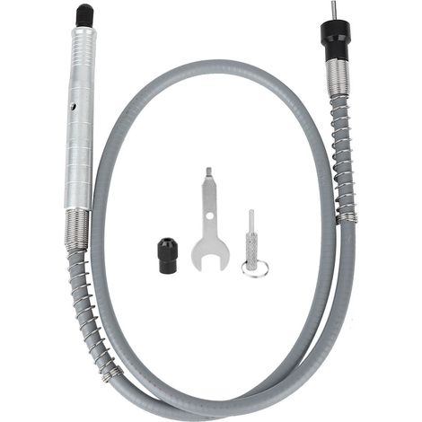 Ortviai Foreuse Électrique avec Arbre Flexible en Alliage d'Aluminium et Mandrin en Laiton 3,17 mm (1/5)
