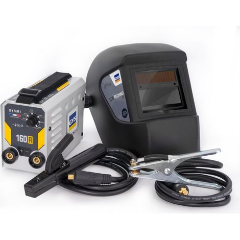 Saldatrice a inverter MMA GYS GYSMI 160A 230 V con maschera LCD 11 True Color